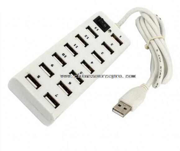 13 Ports USB HUB 2.0 With Switch