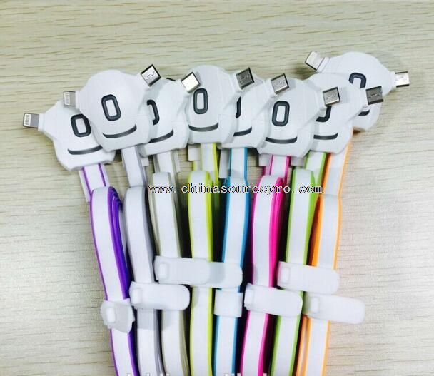 2 in 1 Extendable Micro USB Cable