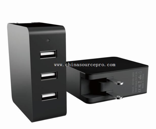 3 los E.E.U.U. puertos USB / cargador de viaje de EU