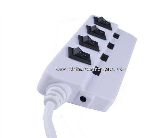 4 port usb hub 2.0 with ethernet lan port adapter
