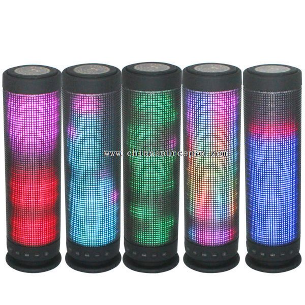 Bluetooth Speaker with Led light 360 Degree TF card