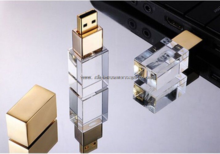 Crystal transparent pendrive usb flash memory stick
