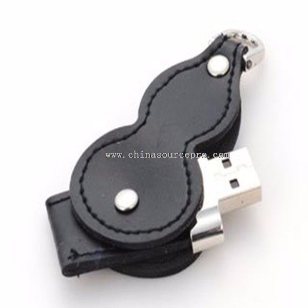 Leather Calabash USB memory sticks
