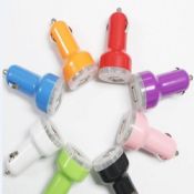 Double USB water transfer printing car charger images