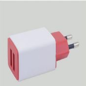EU Dual usb travel wall charger images