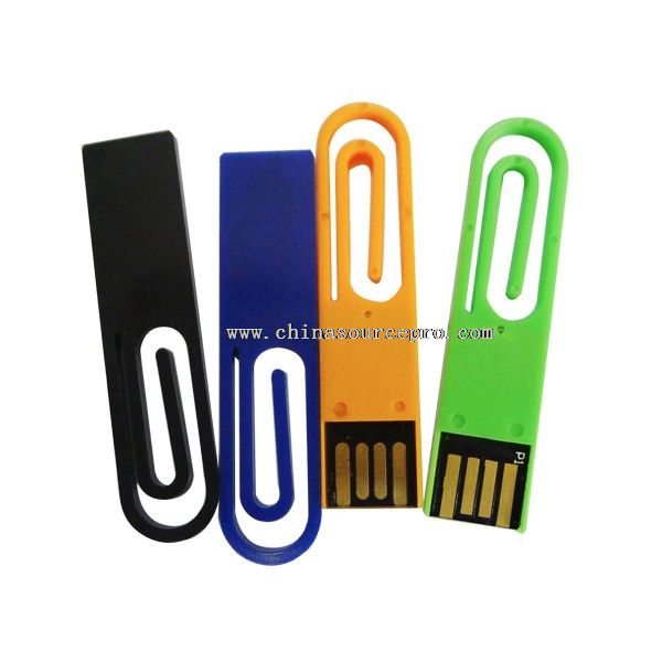 Plastic Mini Clip Usb Flash Drive