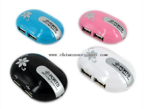 4 Color 2.0 USB Port HUBs