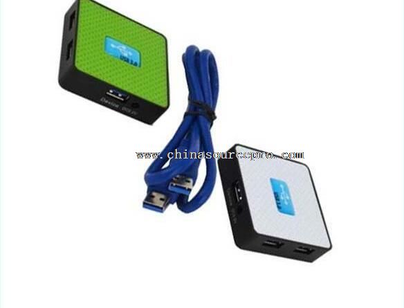 4 port Usb 3.0 Hub avec câble Usb Standard