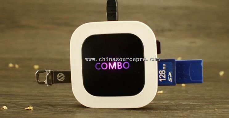 All-in-one card reader with USB 3.0 HUB