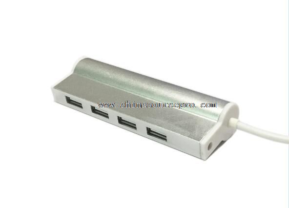 Aluminum alloy 2.0 4 port USB HUB