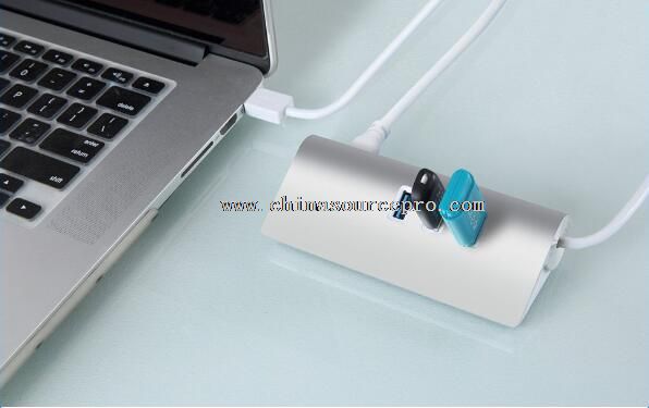 Aluminum usb hub 3.0 4 port