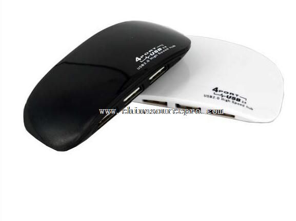 Funny Cute Mouse 4 Connector USB Hubs