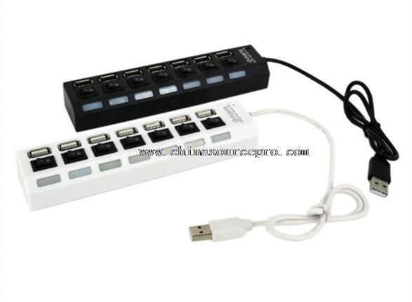 LED 7 Ports USB Hubs