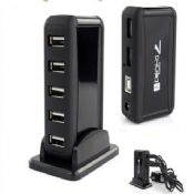 7 Port Super Speed USB 2.0 HUB With Power Adapter images