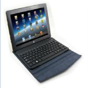 Leather Case and Stand Cover Bluetooth Wireless Keyboard images