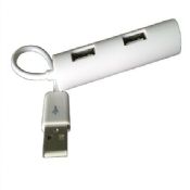 Mini Portable Columnar 4 Port USB 2.0 Hub images