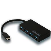 Mini Slim 4 Ports USB Hub USB 3.0 images