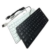 Mini White ABS Material External Keyboard images