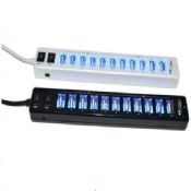 USB Hub With LED Lighted images
