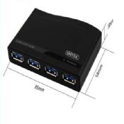 wave shaped 4 port usb hub drivers 3.0 images