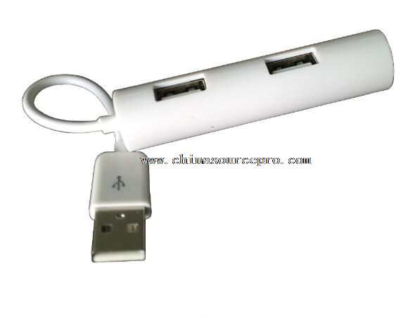 Mini Portable Columnar 4 Port USB 2.0 Hub