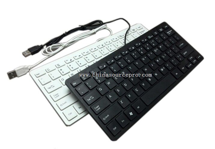 Materiale ABS bianco mini tastiera esterna