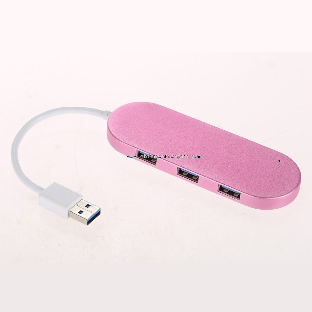 Slim Aluminium 4 Ports 3.0 USB HUB