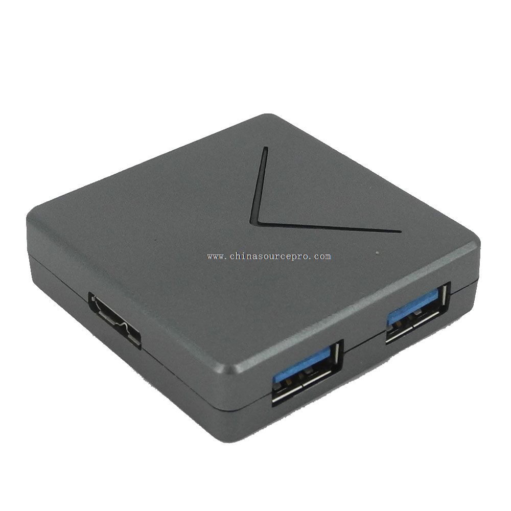 Square Shape Super Hi-Speed 4 Port 3.0 USB Hubs