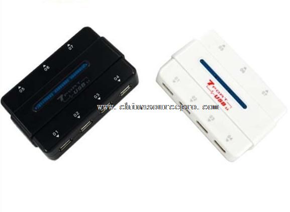 USB 2.0 7 Port HUB dengan kekuatan