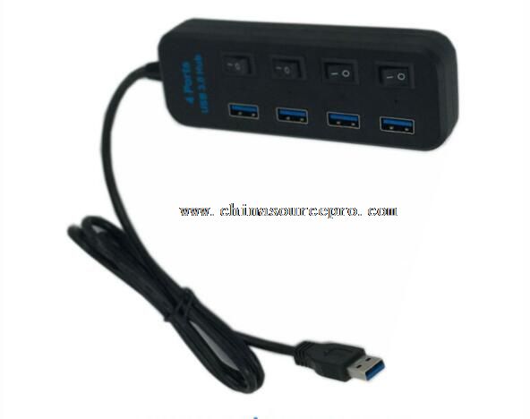 USB HUb 3.0 4 port dengan terpisah SW