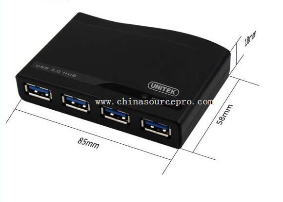 wave shaped 4 port usb hub drivers 3.0
