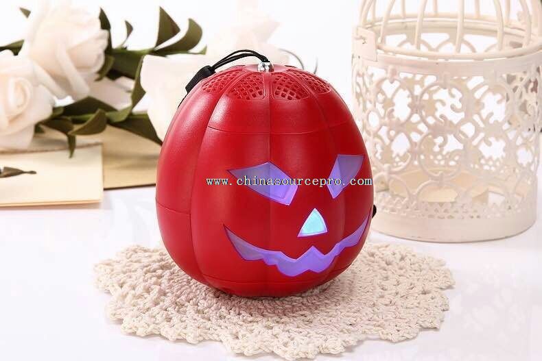 Halloween Pumpkin Mini Colorful Stereo Speaker