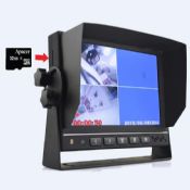 Car dvr 7 inch monitor with dvr HDMI AV input images