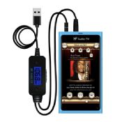 Car Hands-Free FM Transmitter Radio Adapter with 3.5mm Audio Plug and USB Charger images