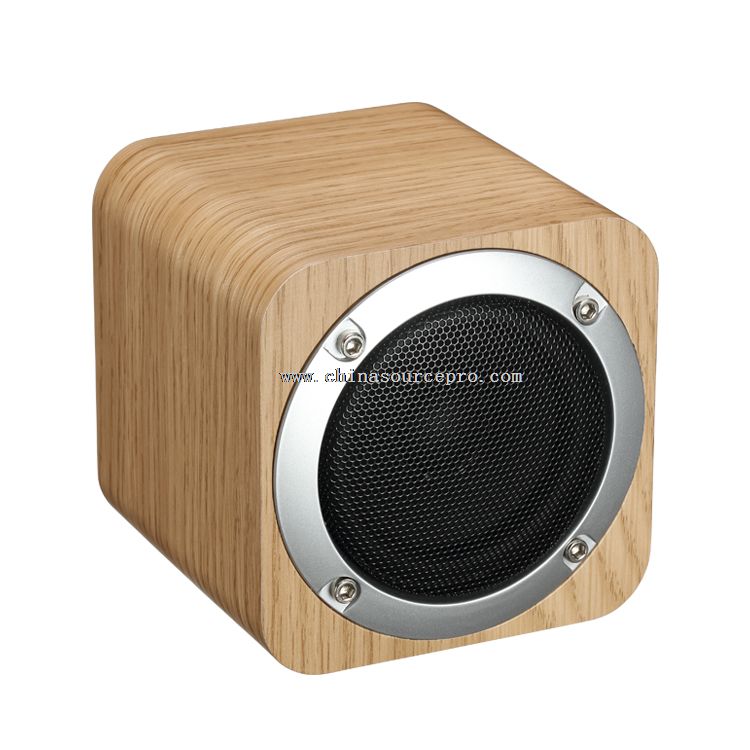 bluetooth 4.0 mini wooden speaker with FM radio function