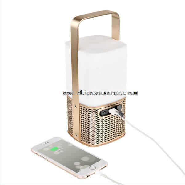 bluetooth speaker with changing led light