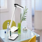 lampu LED baca dengan jam dan memo papan images