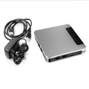 Windows 8.1 android 4.4 dual OS 32G large flash memory metal mini computer images