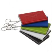 4000mah leather ultra slim portable power bank with keychain images