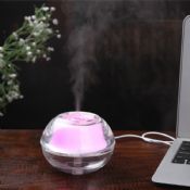 Beauty Backlight Crystal Air Warm Mist Humidifier images