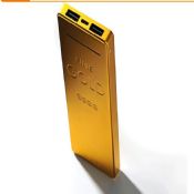 10000mAh Large Capacity Gold Bar Mobile Charger Power Bank images