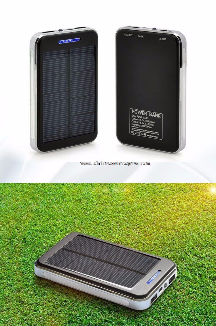 mini solární energie banka 12000 mah
