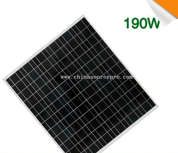 190w tinggi efisiensi panel surya