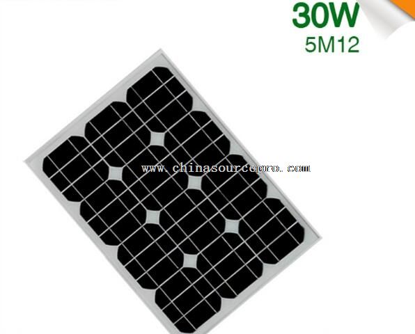 30w solar panel battery