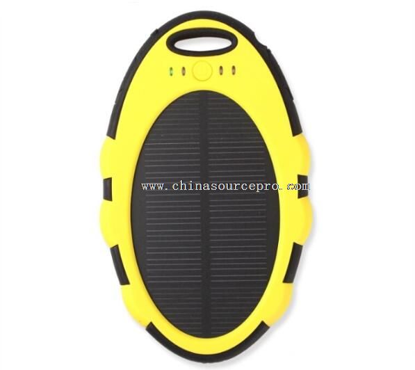 5000mah dual usb port solar power charger