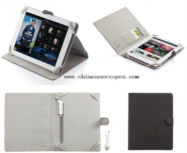 8000mah tablet case şarj kablosu inşa güç banka ile