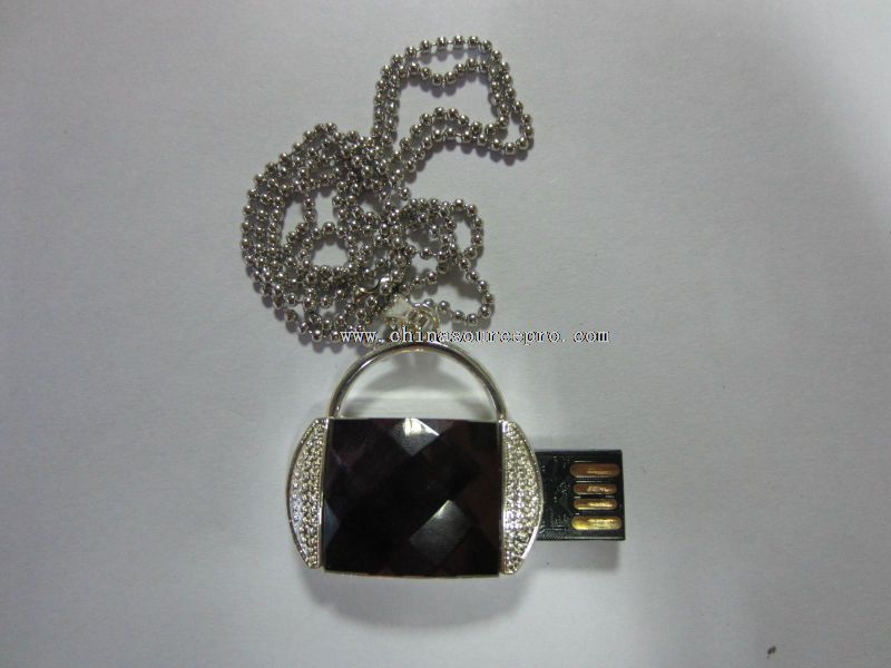 tas bentuk 1gb 2.0 kristal usb disk
