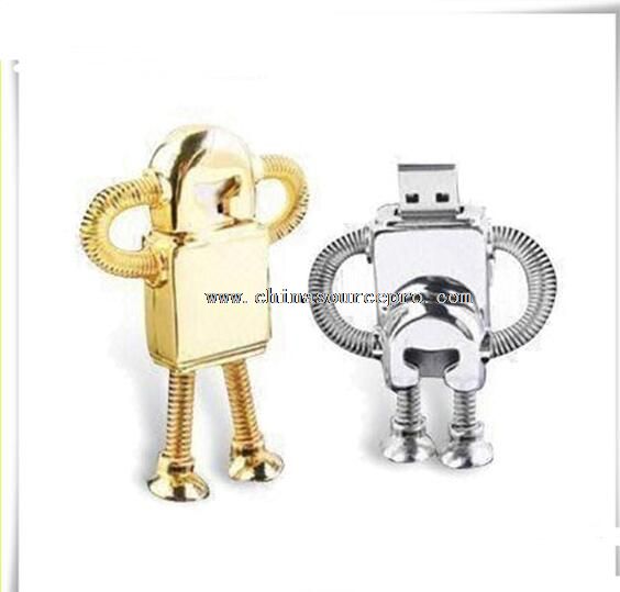 شکل ربات فله 4 gb usb فلزی دیسک