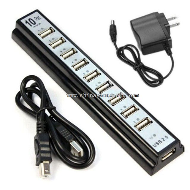 USB2.0 Hub + Power Adapter