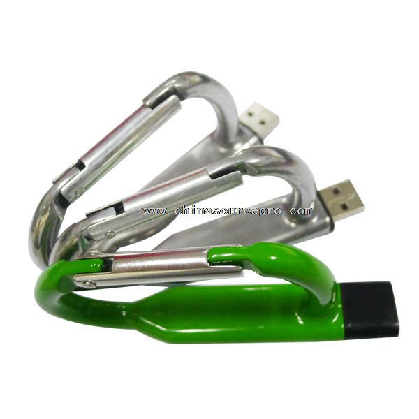 carabiner ring shaped usb flash drive